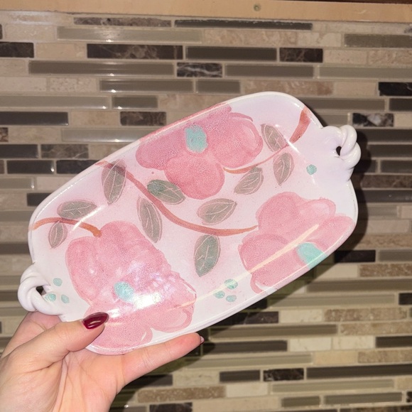 Handmade Other - Handmade Floral Ceramic Vanity Tray